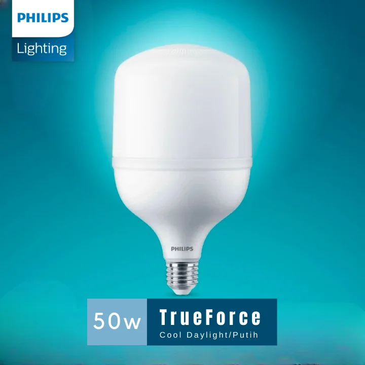 PHILIPS Lampu TrueForce 50W Cool Day Light (Cahaya Putih) E27
