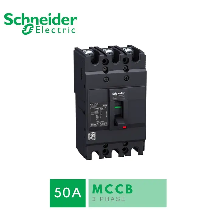 SCHNEIDER MCCB 3 Phase 50 Ampere EZC100F3050