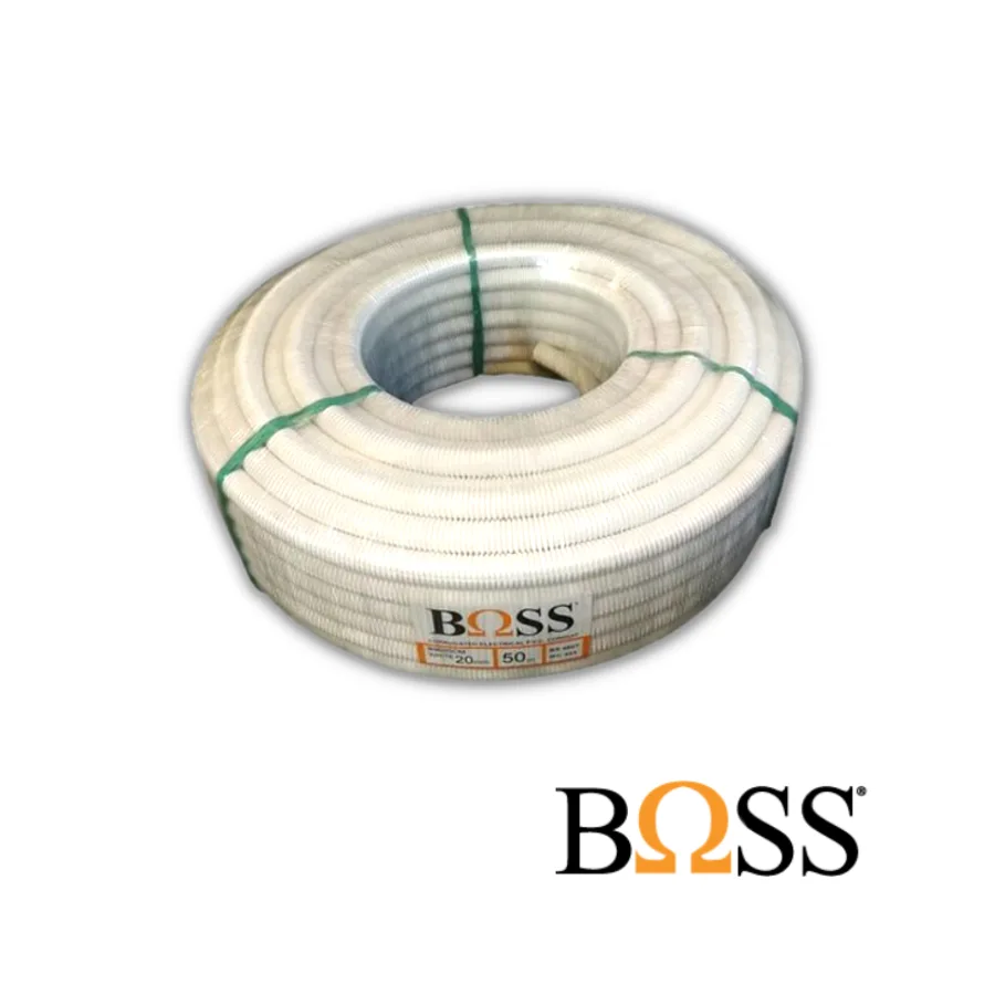 Pipa Flexsibel (Corrugated  Conduit) 20 mm Putih B9020 CM
